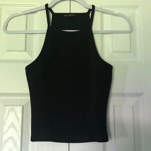 Racer-back crop top